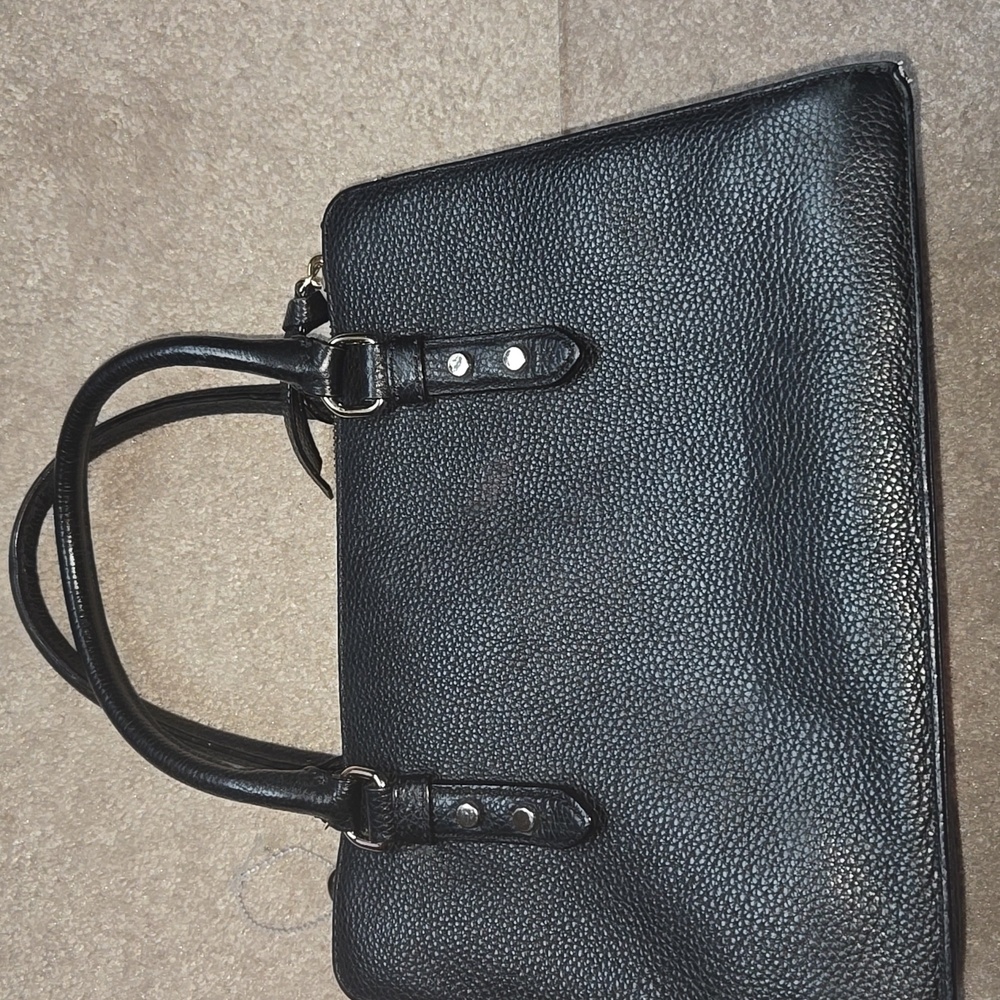 Kate Spade Black Satchel with Pebbled Leather and Gold Hardware - Picture 5 of 17